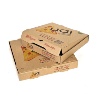 Custom Branded Kraft Pizza Boxes for uai piaaria Packoprint Toronto